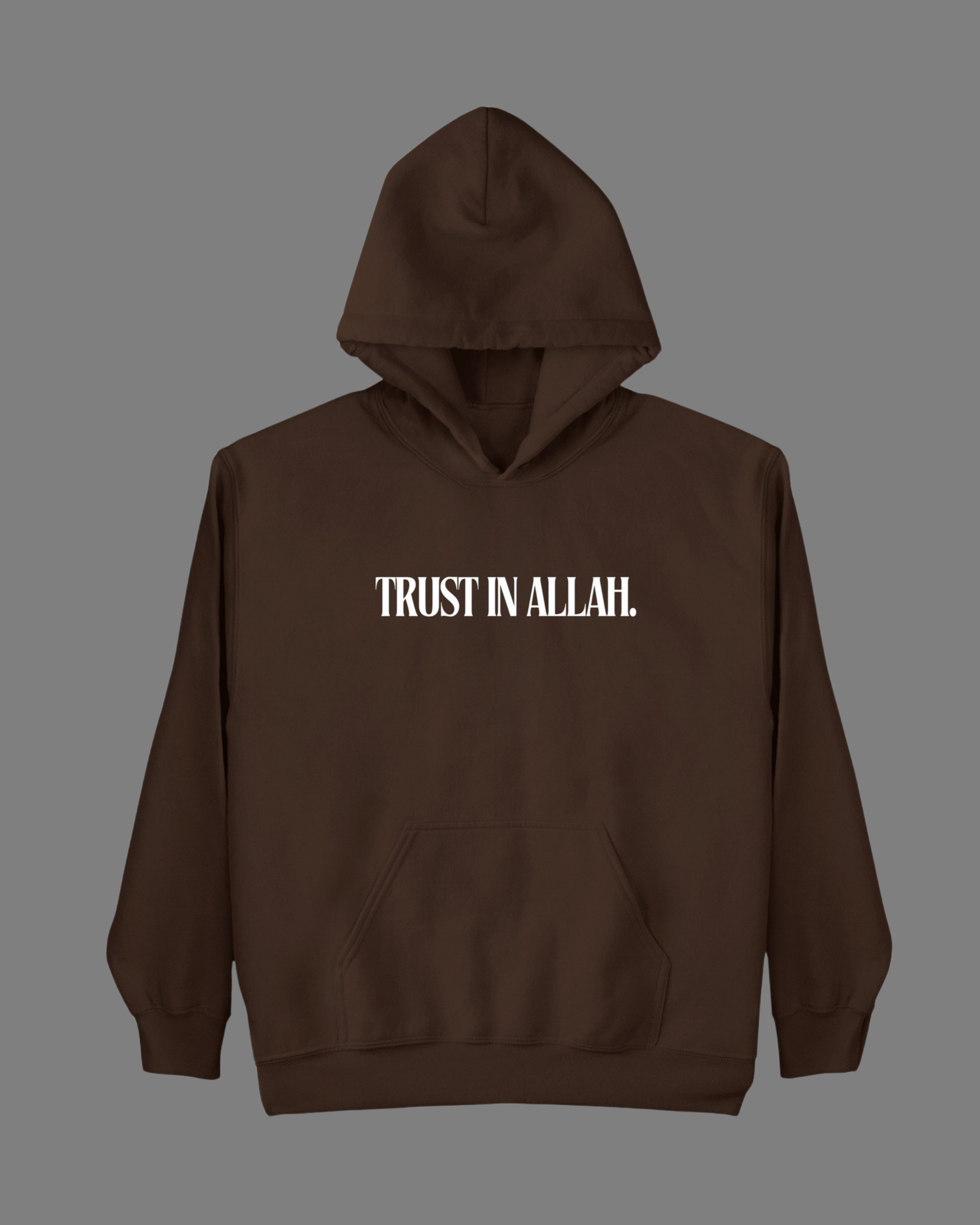 Trust In Allah Baskılı Hoodie