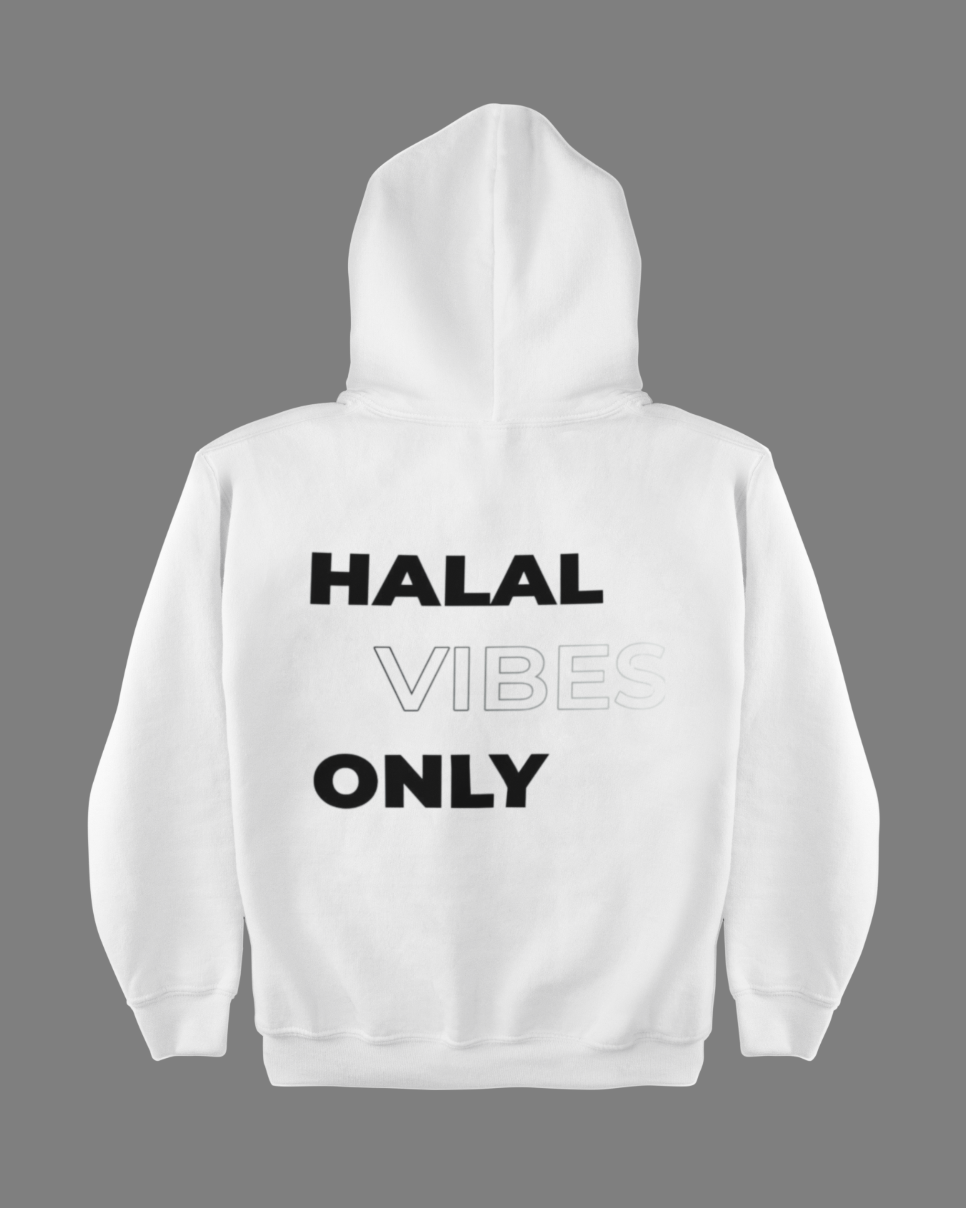 Helal Vibes Only Sırt Baskılı Hoodie