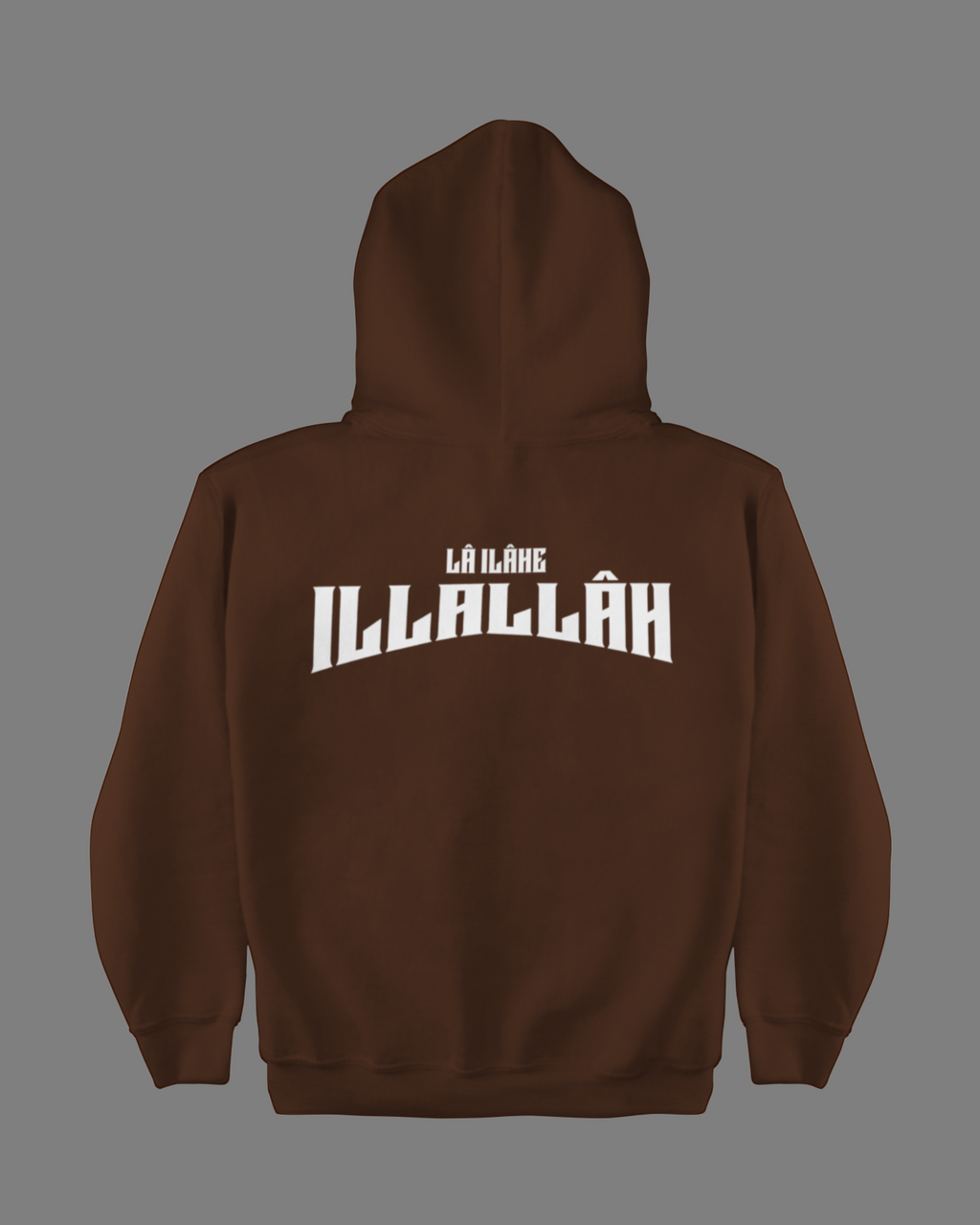 La İlahe İllAllah Sırt Baskılı Hoodie