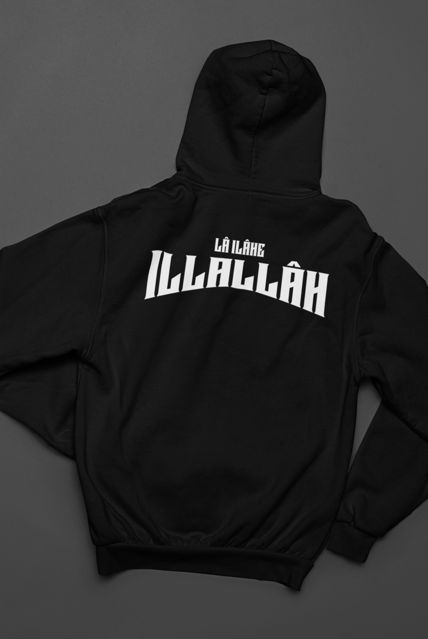 La İlahe İllAllah Sırt Baskılı Hoodie
