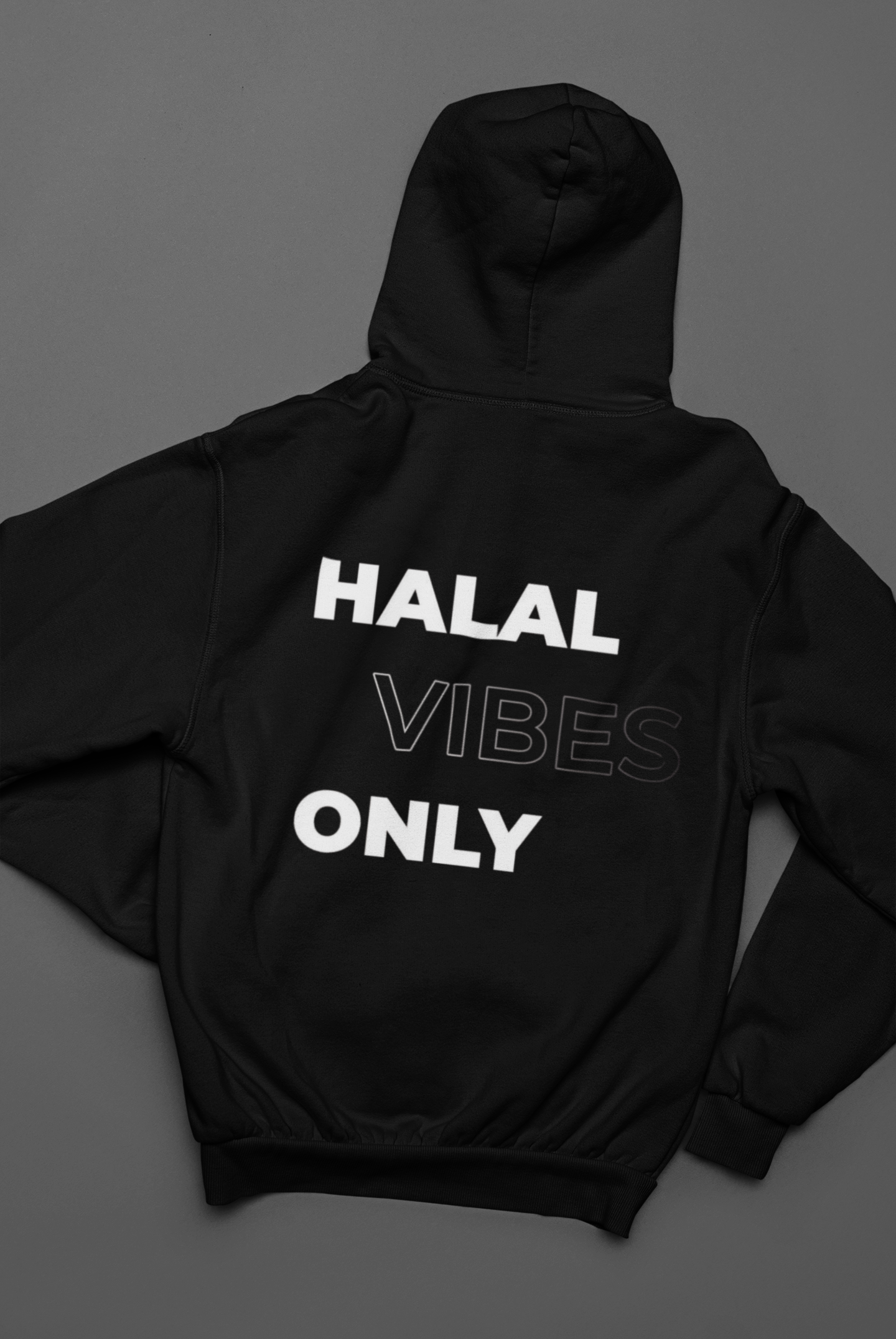 Helal Vibes Only Sırt Baskılı Hoodie