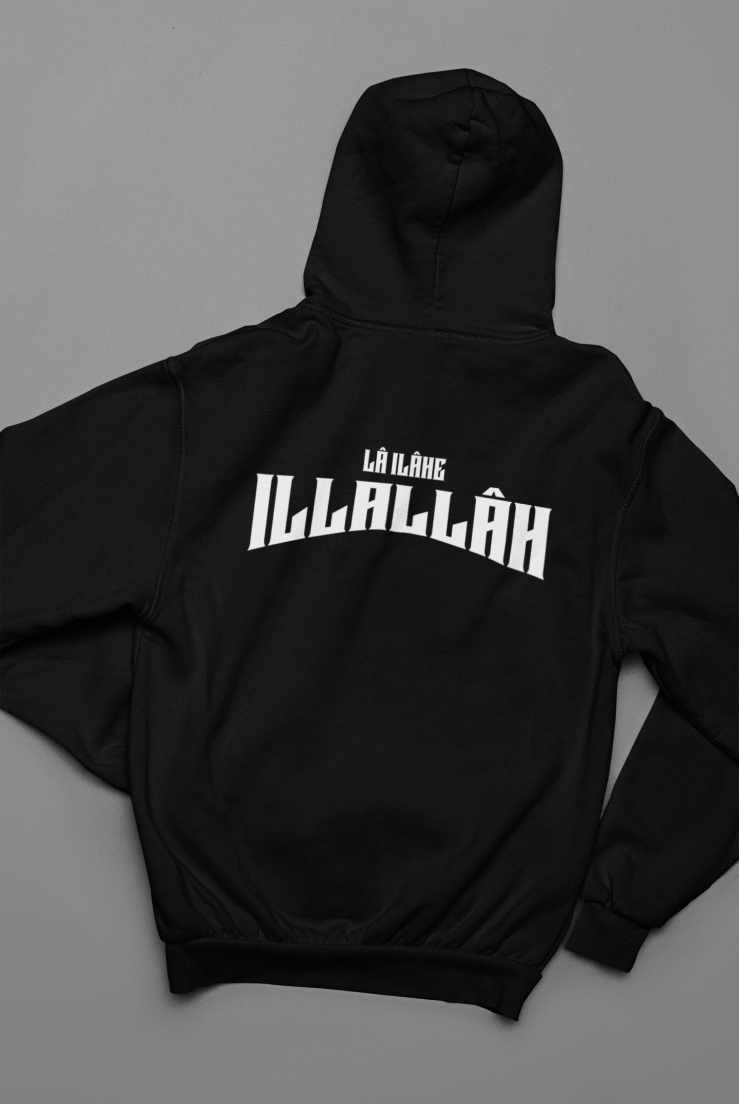 La İlahe İllAllah Sırt Baskılı Hoodie