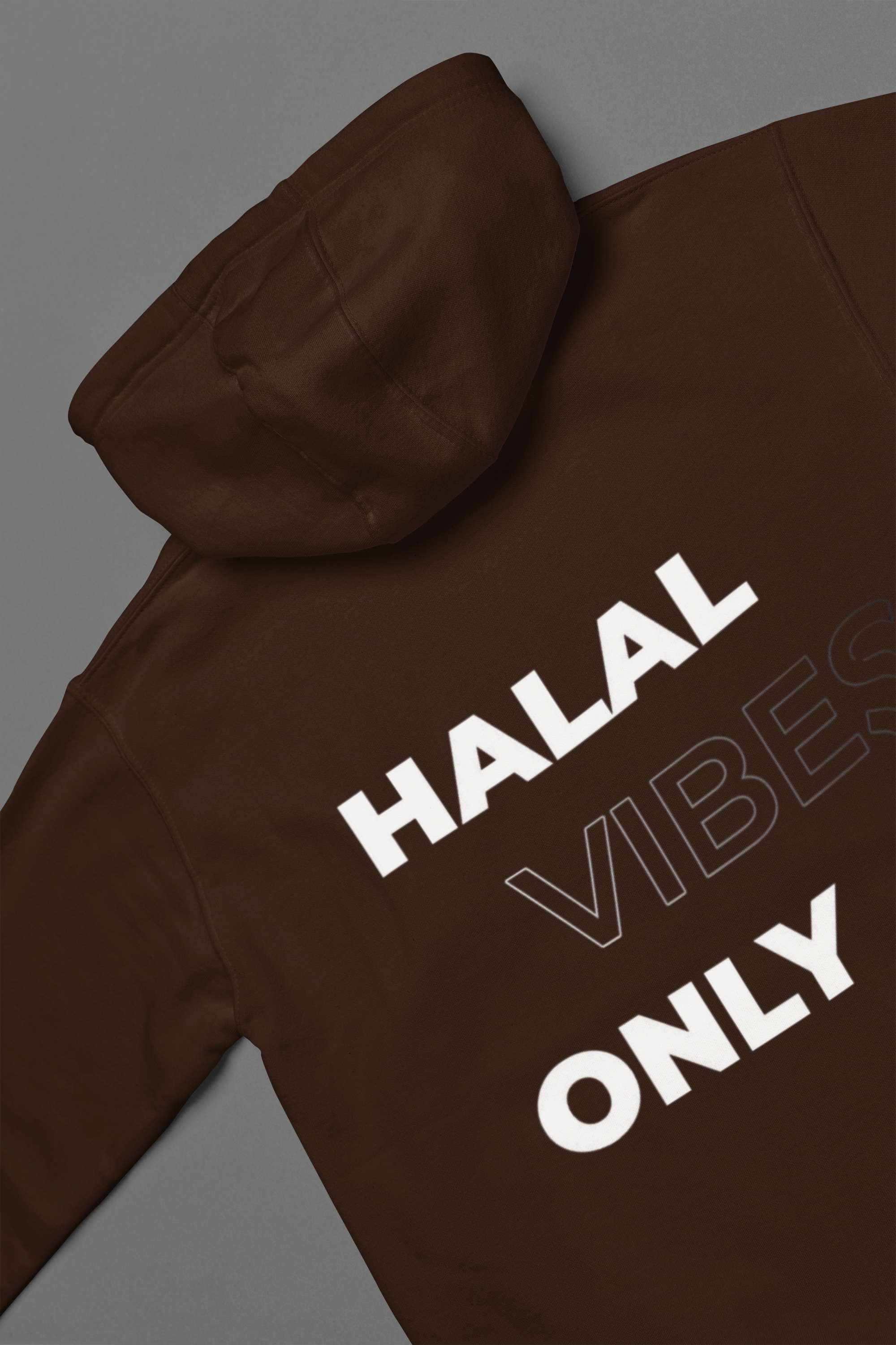 Helal Vibes Only Sırt Baskılı Hoodie