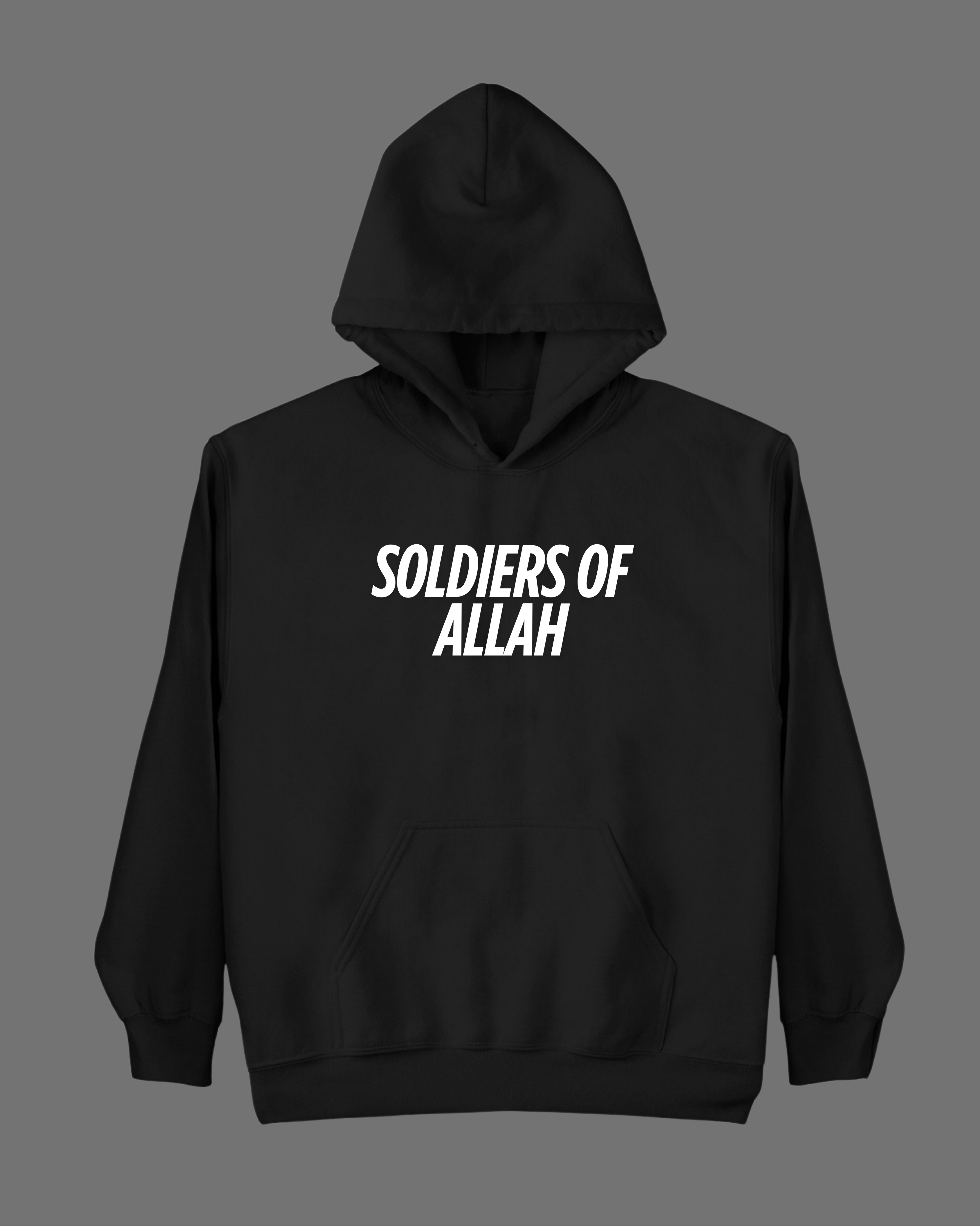 Soldiers Of Allah Baskılı Hoodie