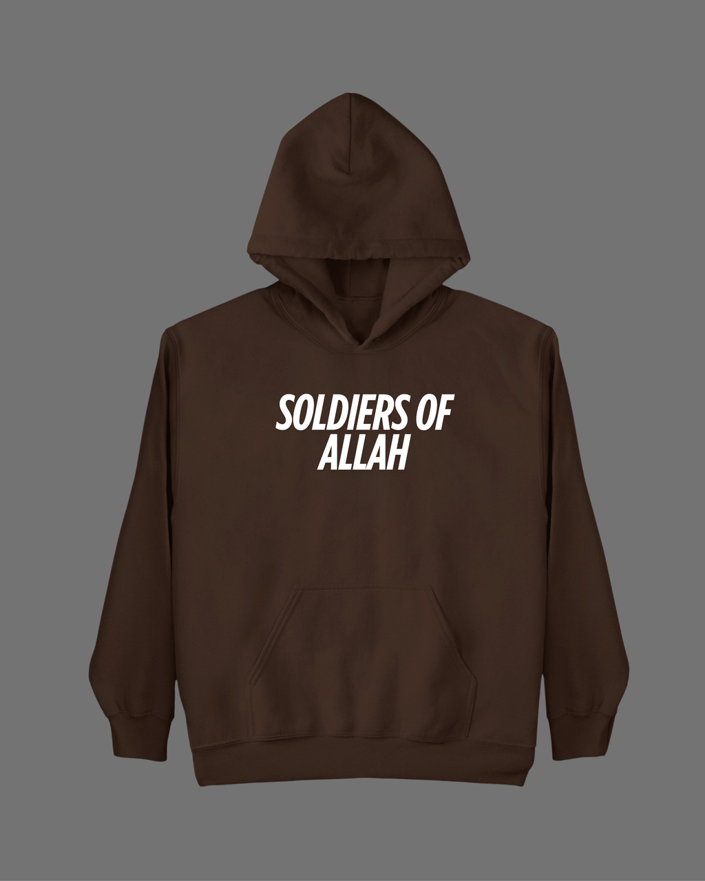 Soldiers Of Allah Baskılı Hoodie