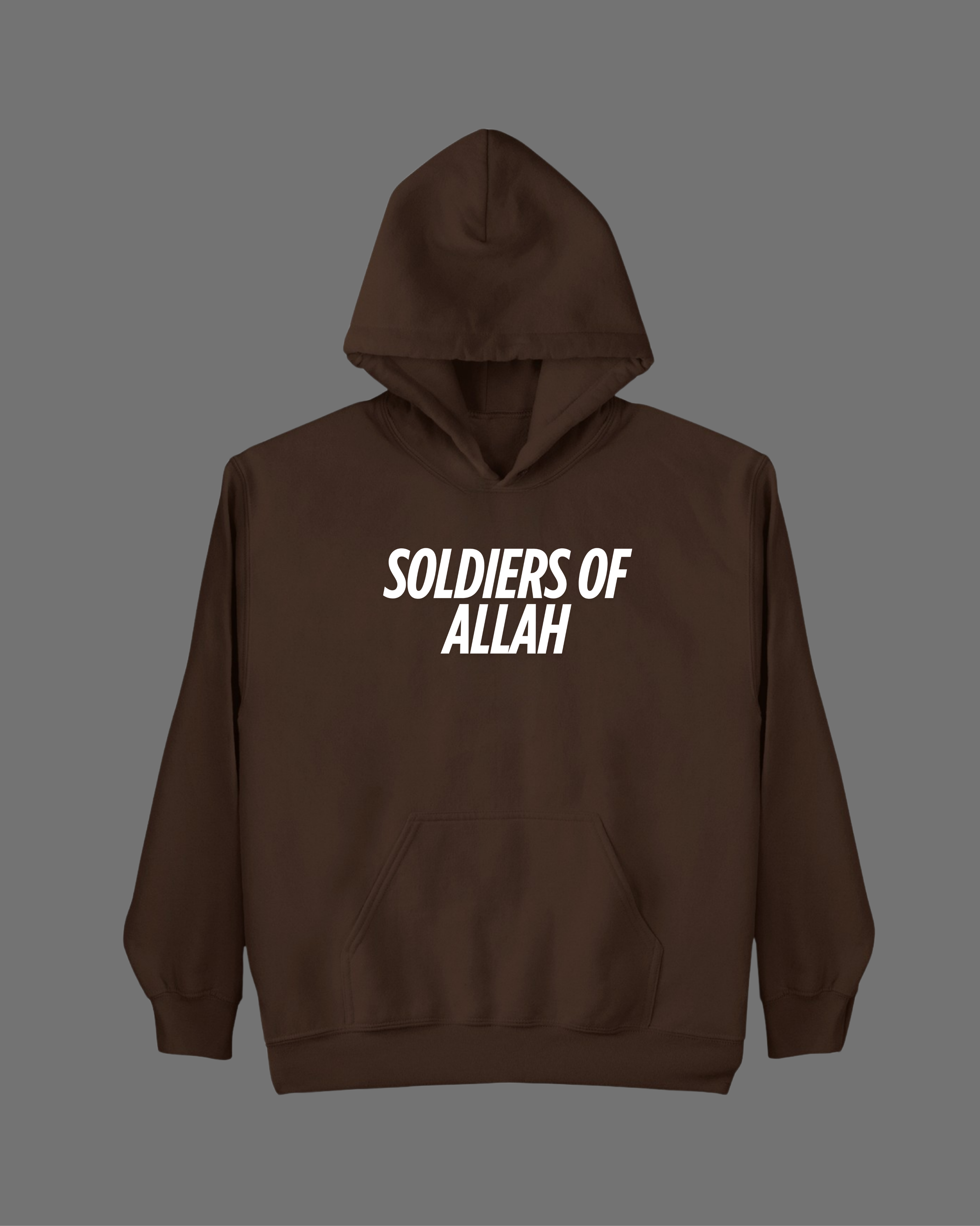 Soldiers Of Allah Baskılı Hoodie