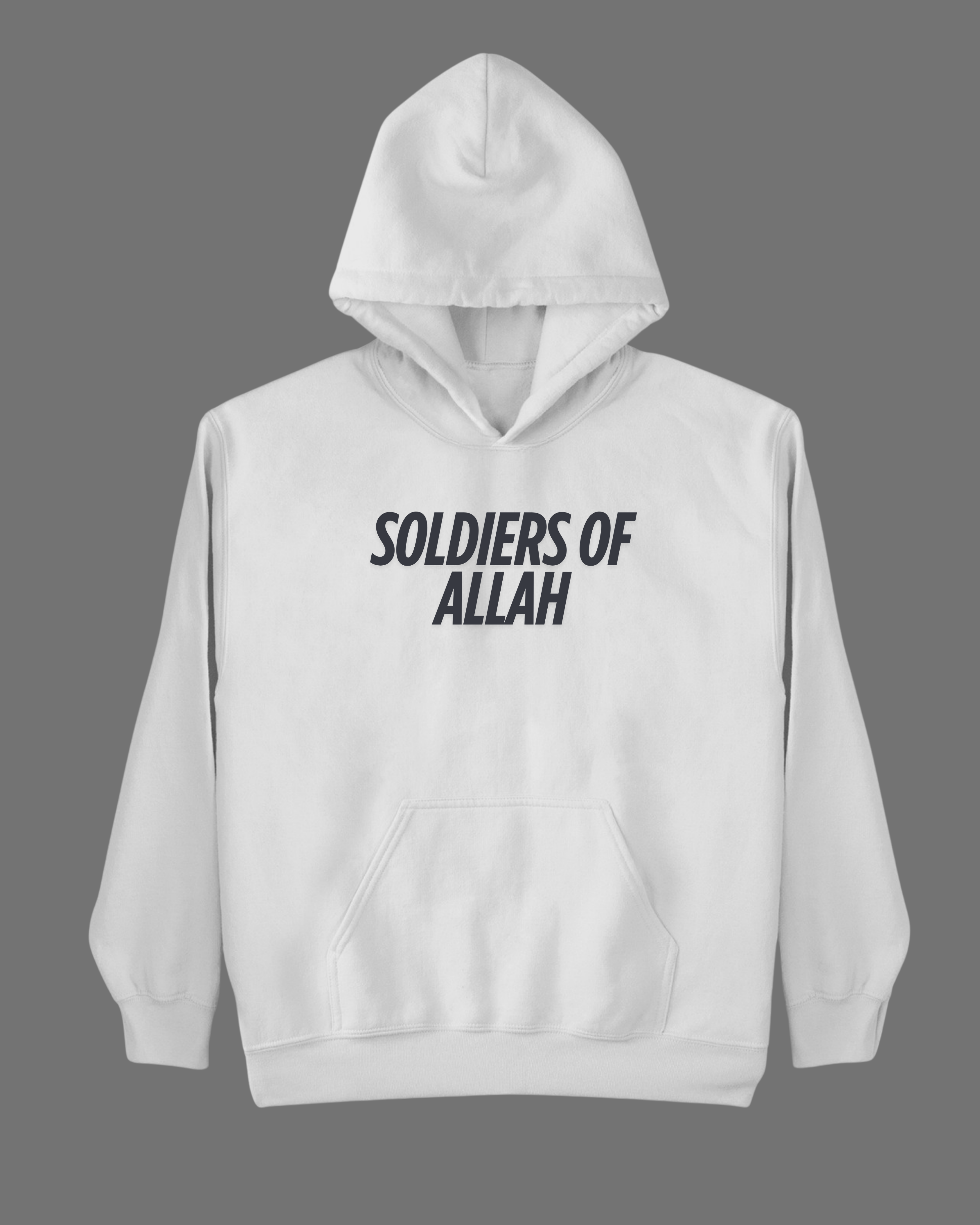 Soldiers Of Allah Baskılı Hoodie