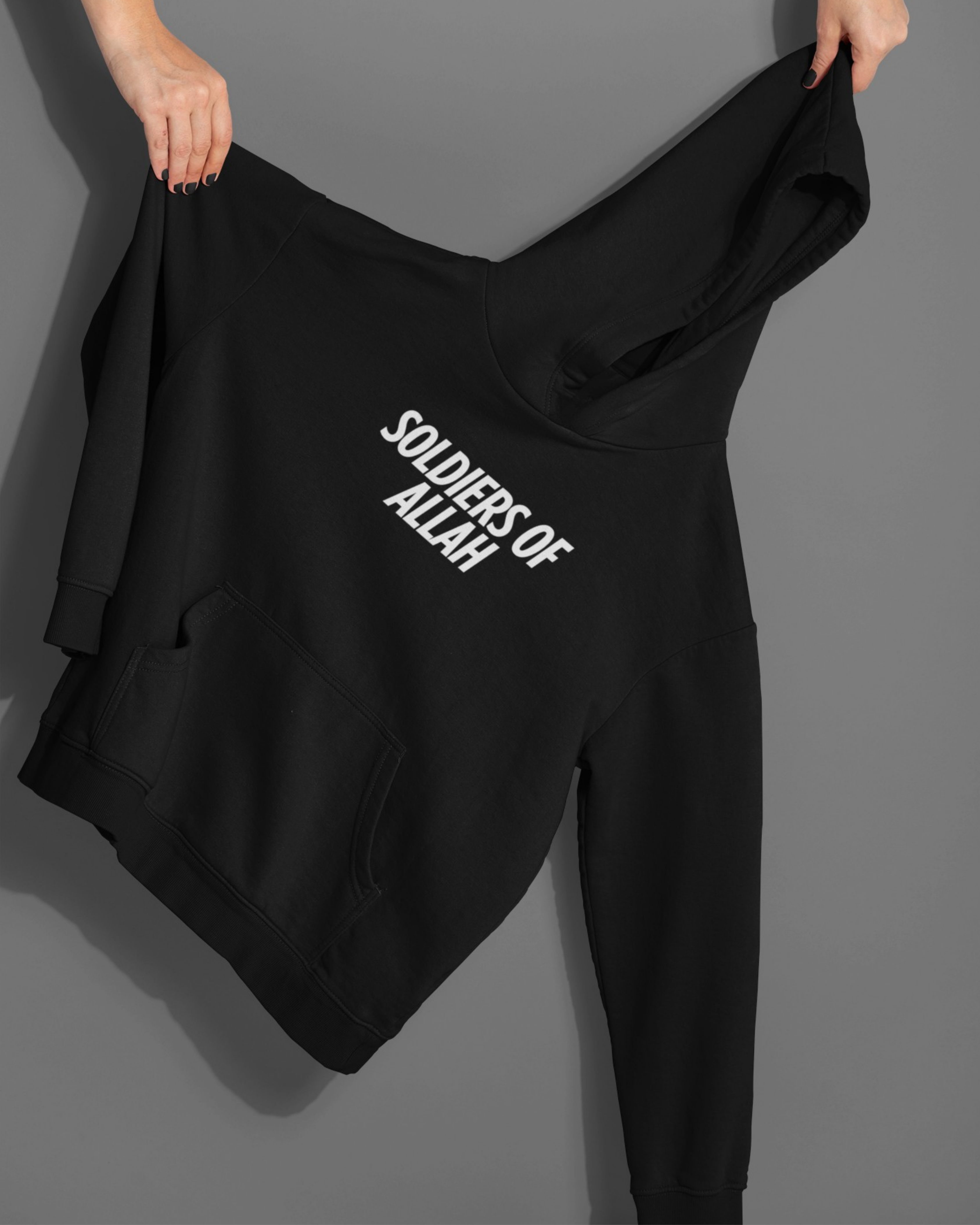 Soldiers Of Allah Baskılı Hoodie