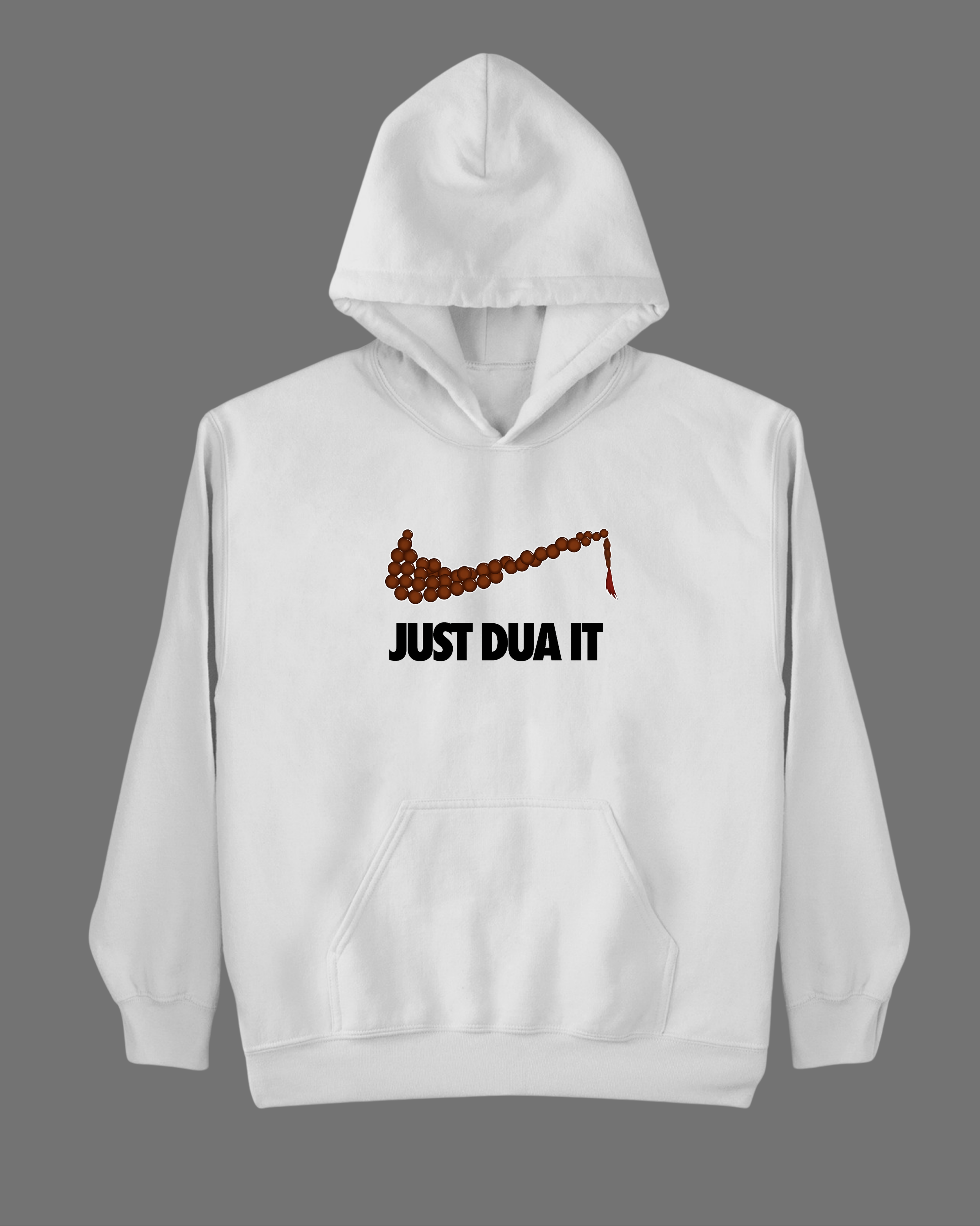 Just Dua It Baskılı Hoodie