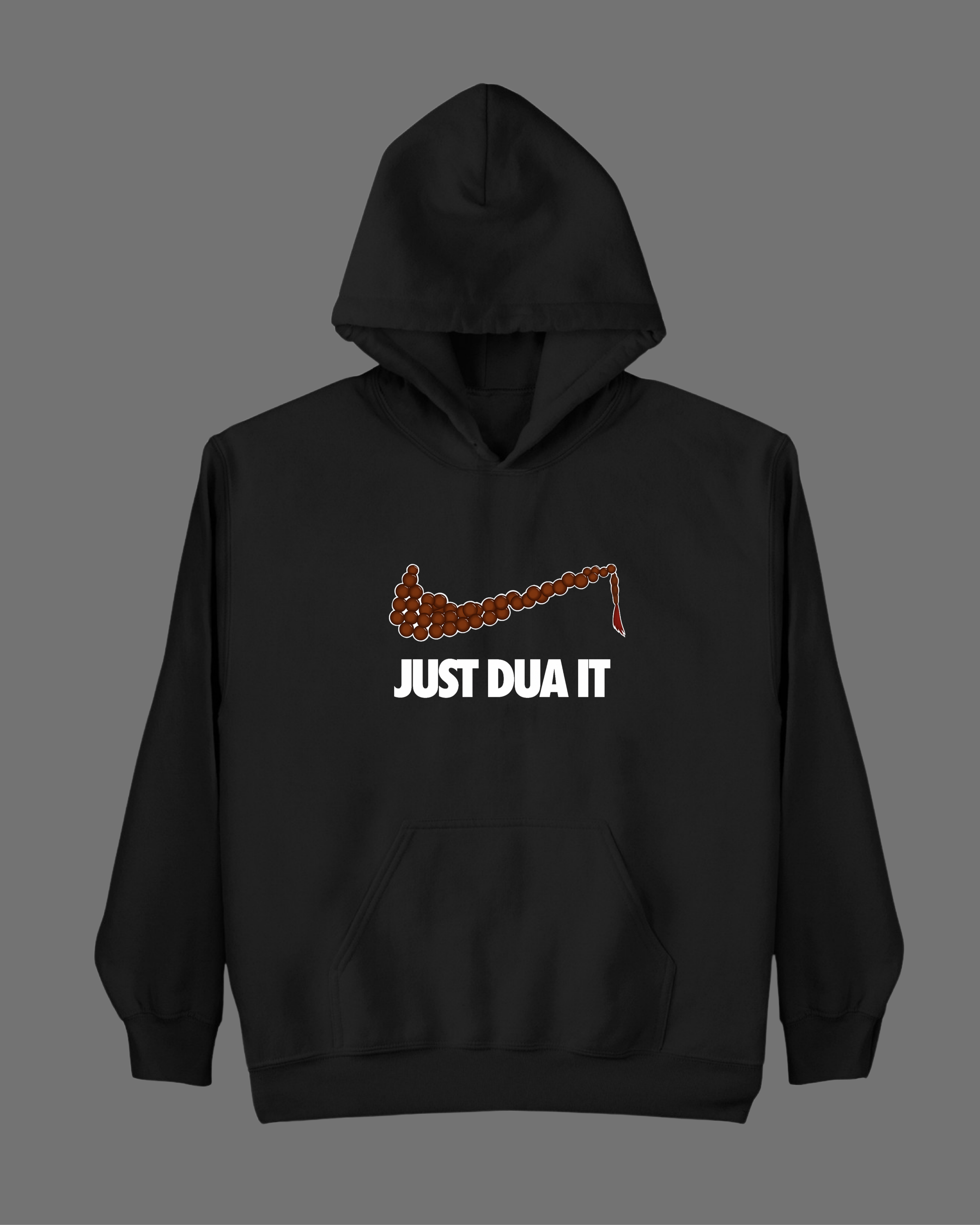 Just Dua It Baskılı Hoodie
