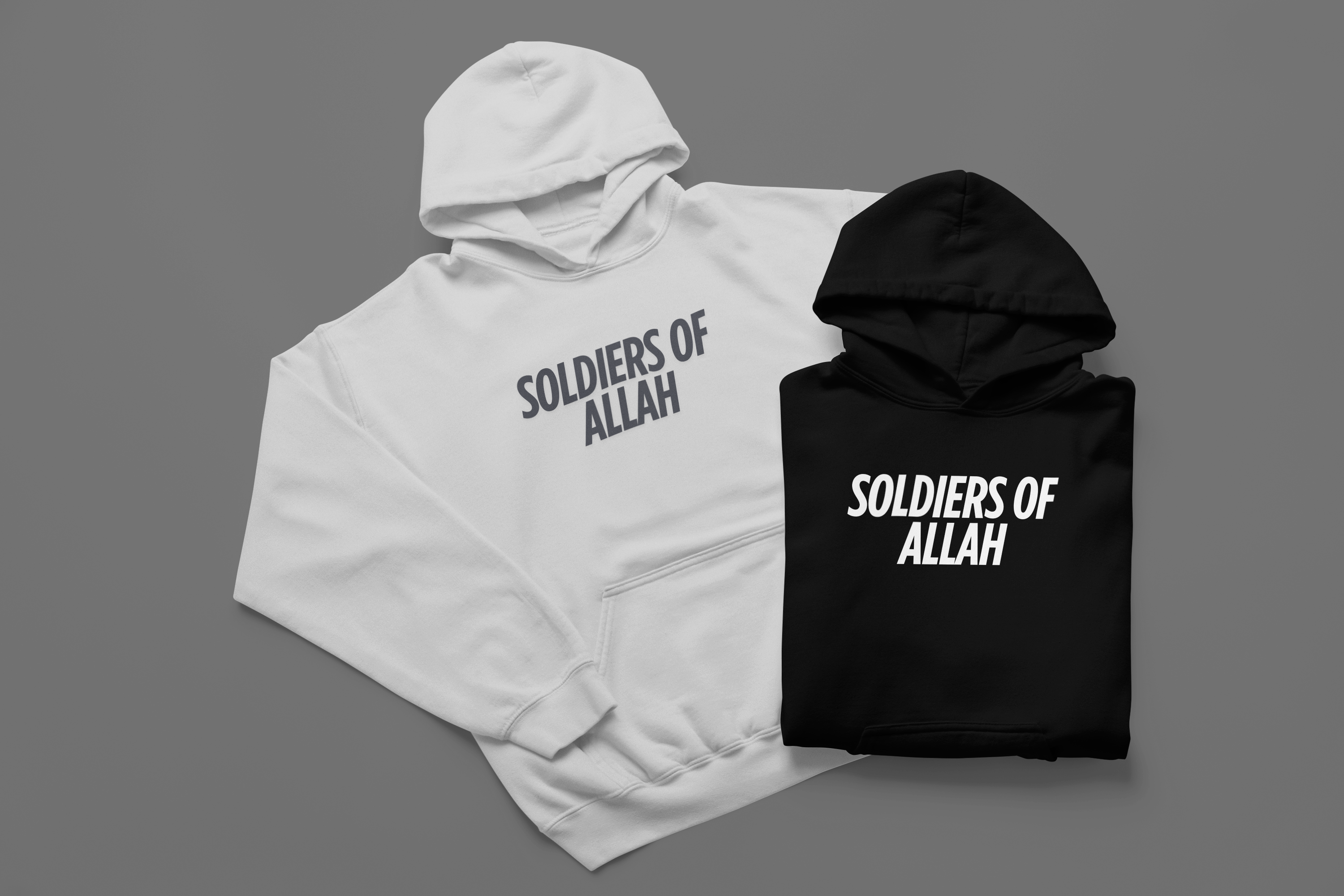 Soldiers Of Allah Baskılı Hoodie