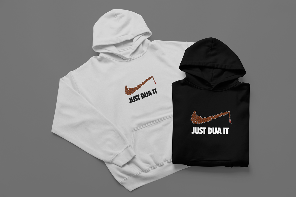 Just Dua It Baskılı Hoodie