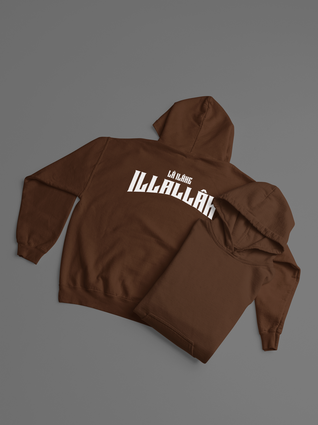 La İlahe İllAllah Sırt Baskılı Hoodie