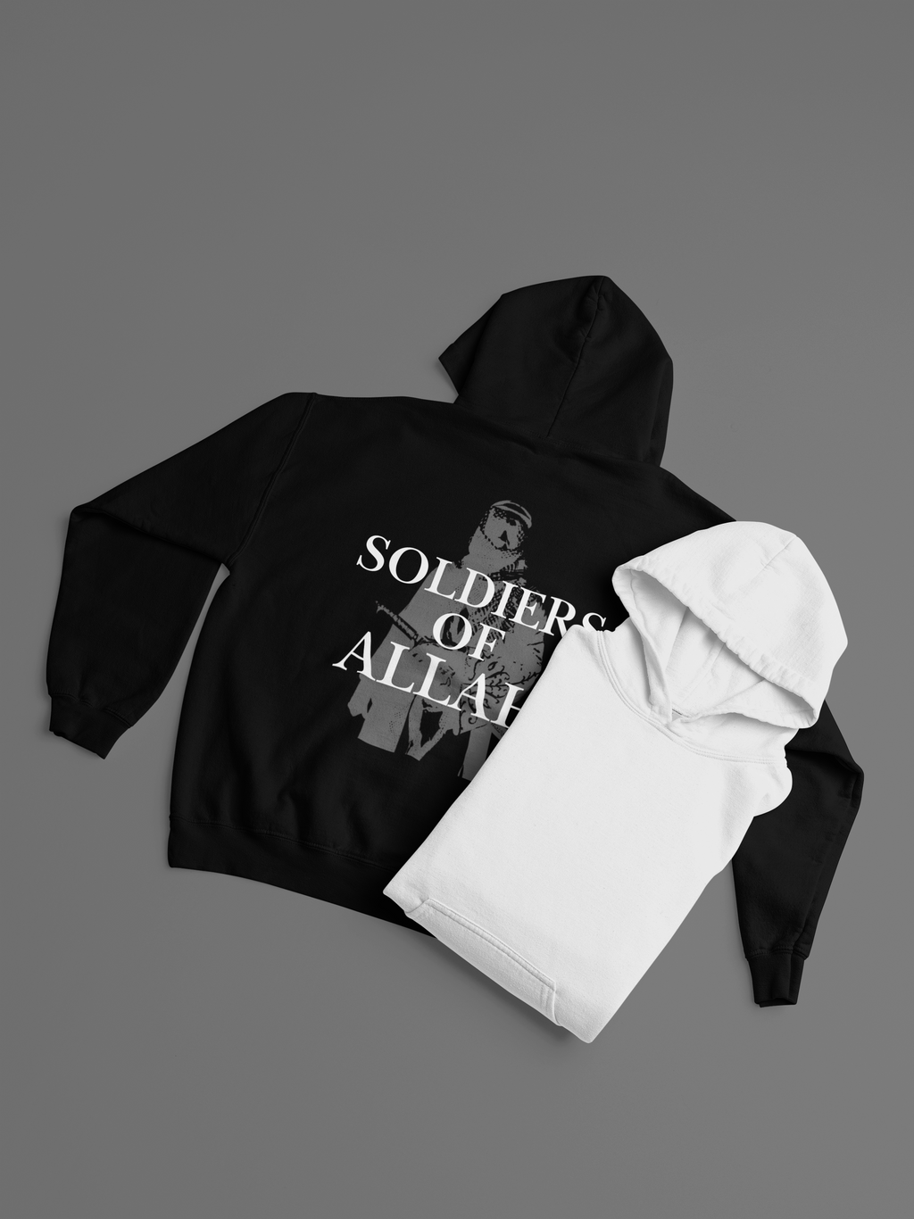 Soldiers Of Allah Sırt Baskılı Hoodie