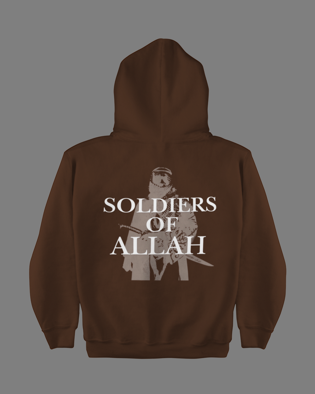Soldiers Of Allah Sırt Baskılı Hoodie