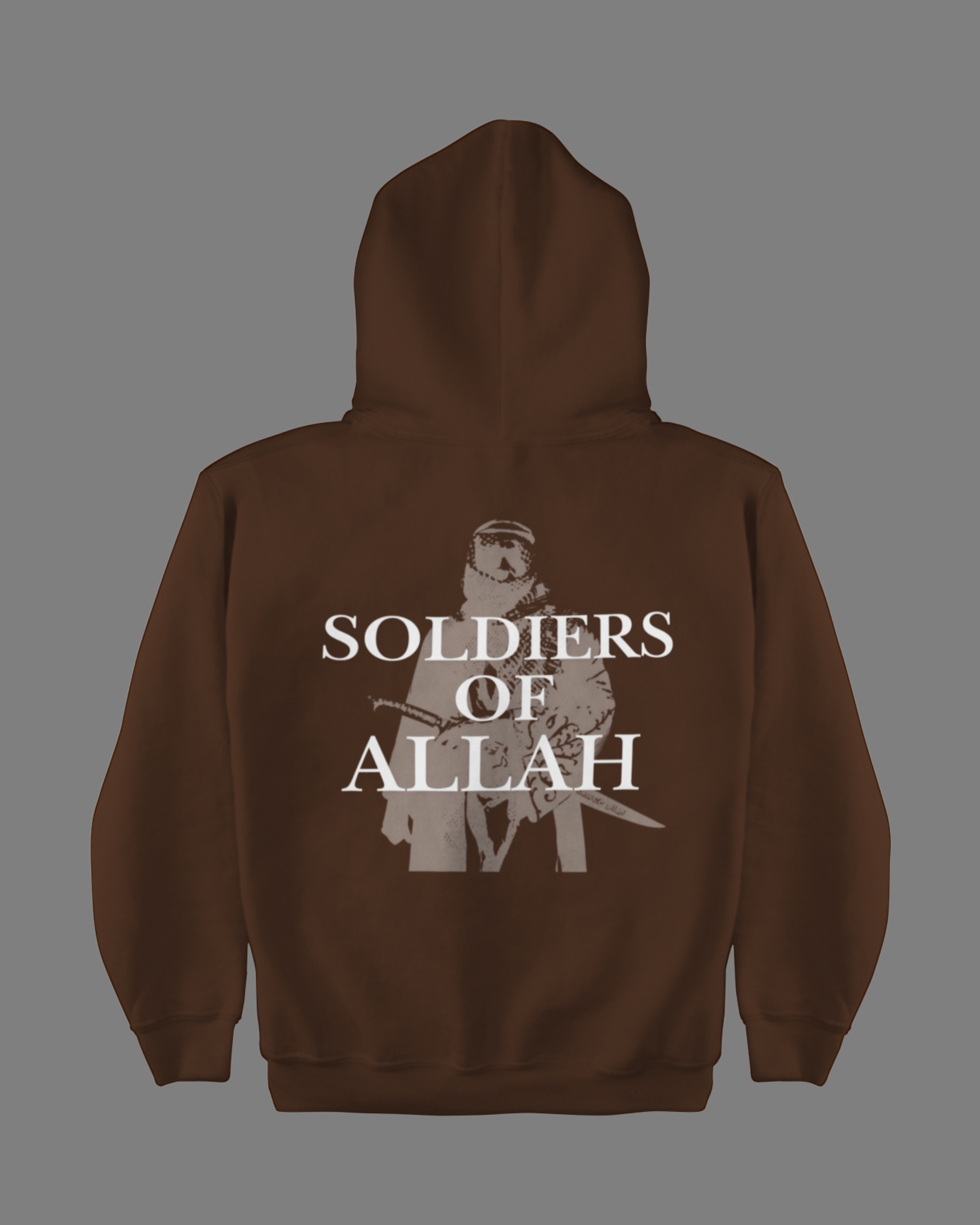 Soldiers Of Allah Sırt Baskılı Hoodie
