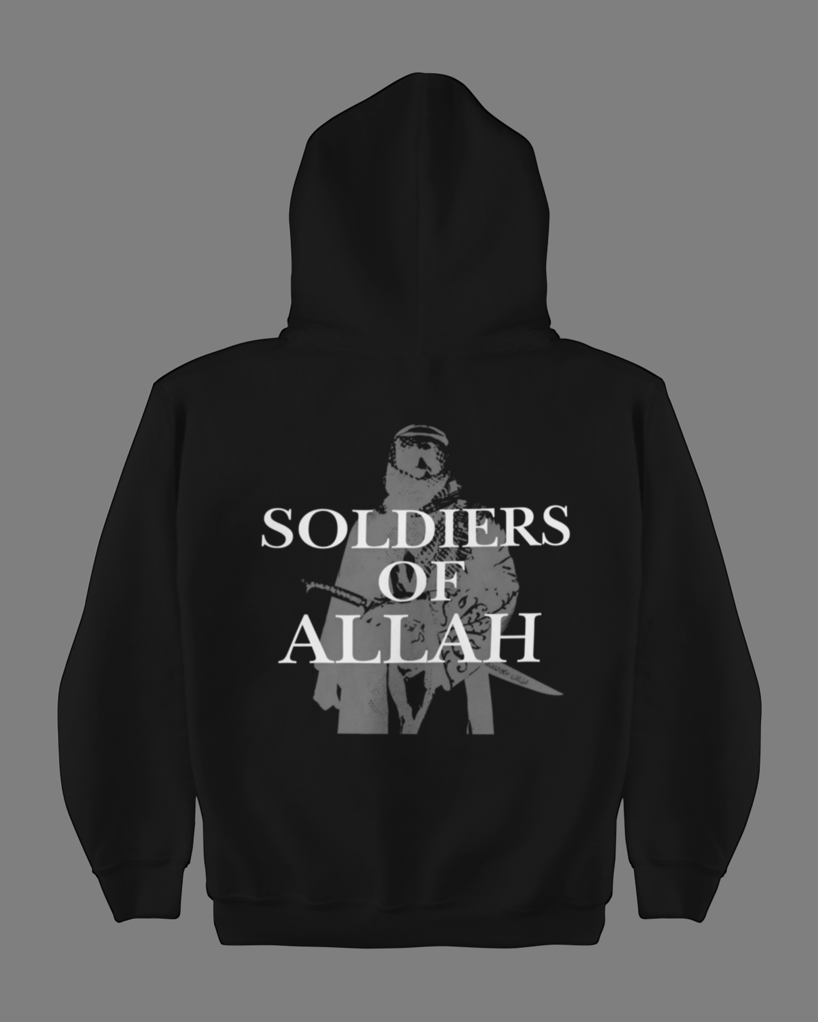 Soldiers Of Allah Sırt Baskılı Hoodie