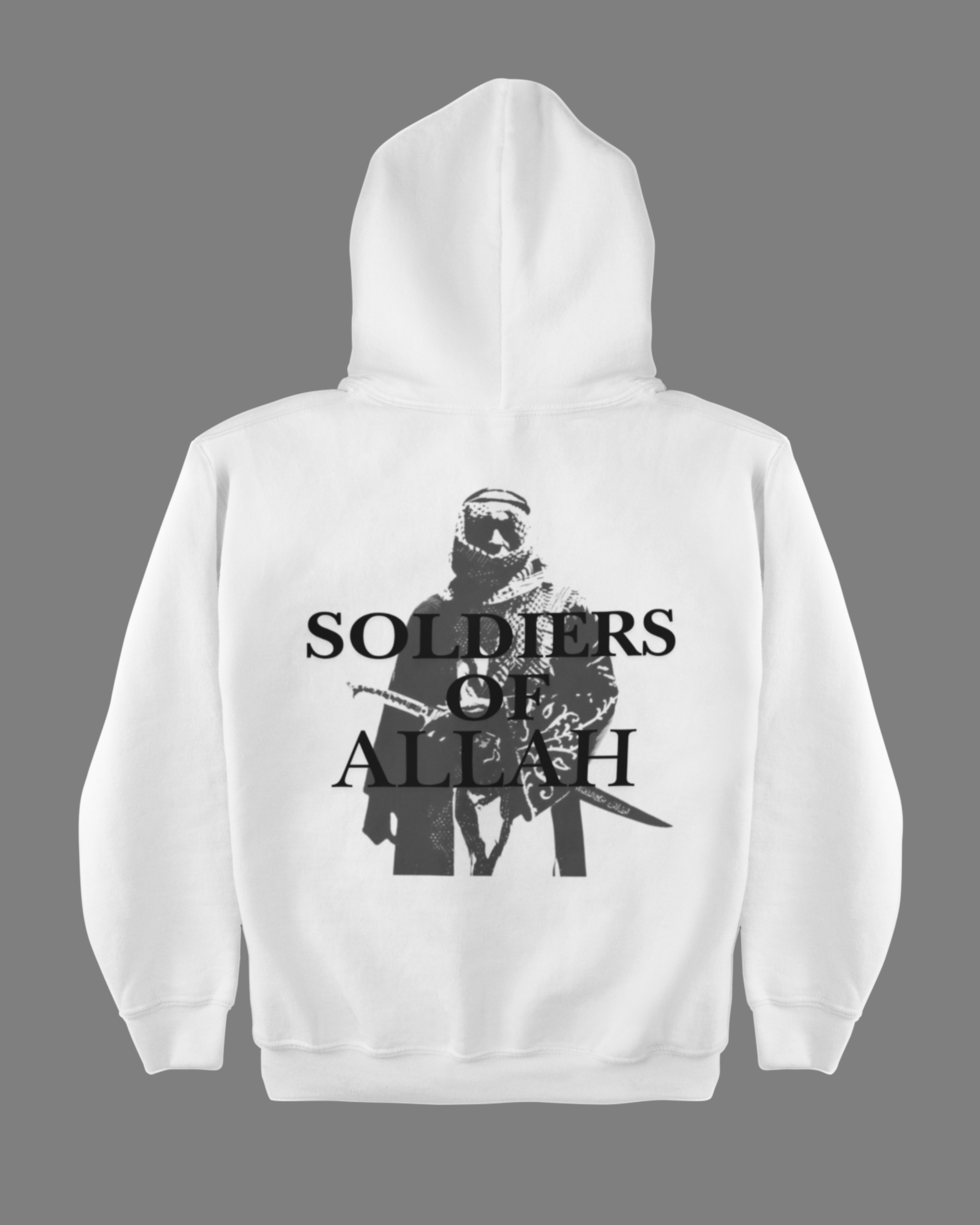 Soldiers Of Allah Sırt Baskılı Hoodie