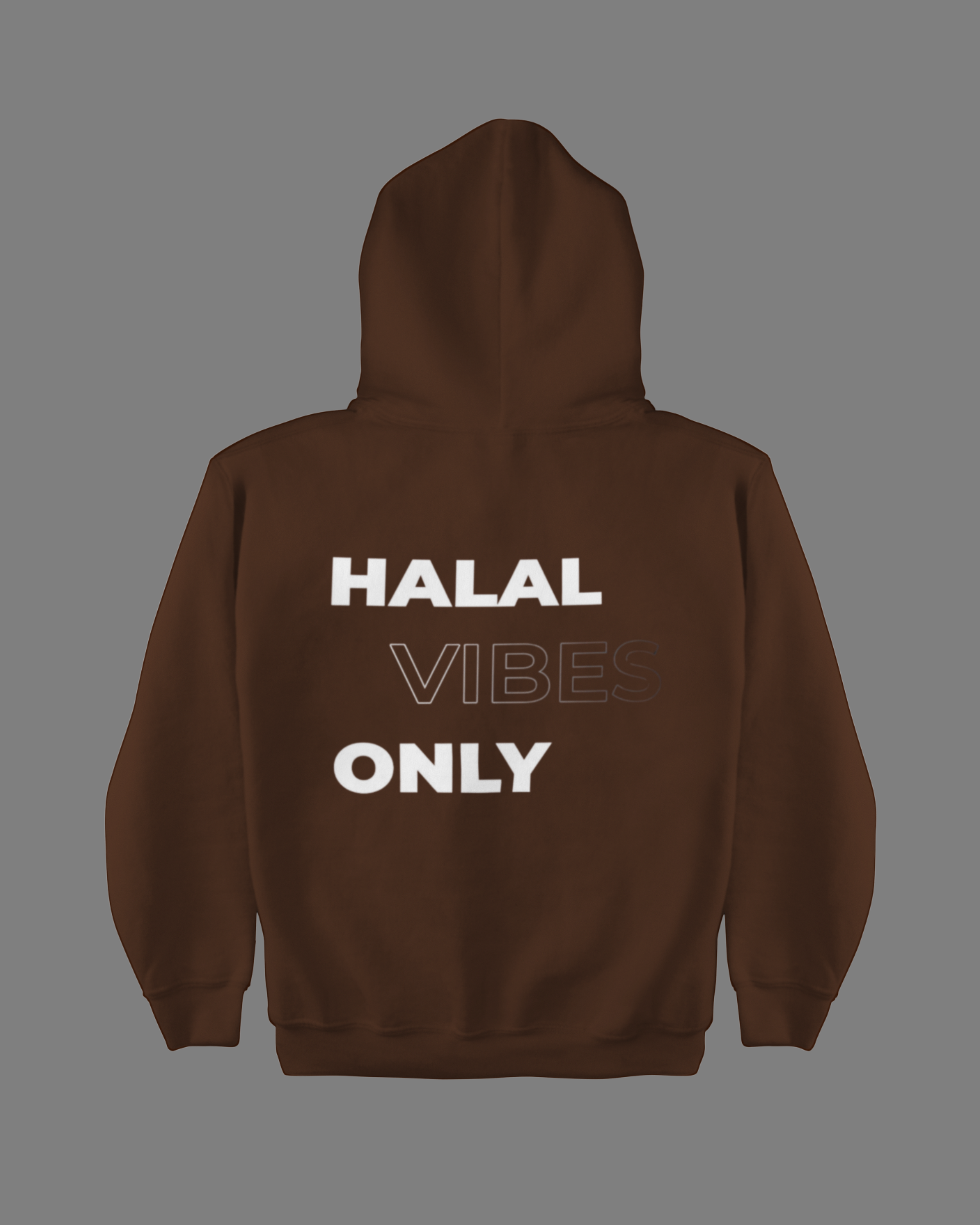 Helal Vibes Only Sırt Baskılı Hoodie
